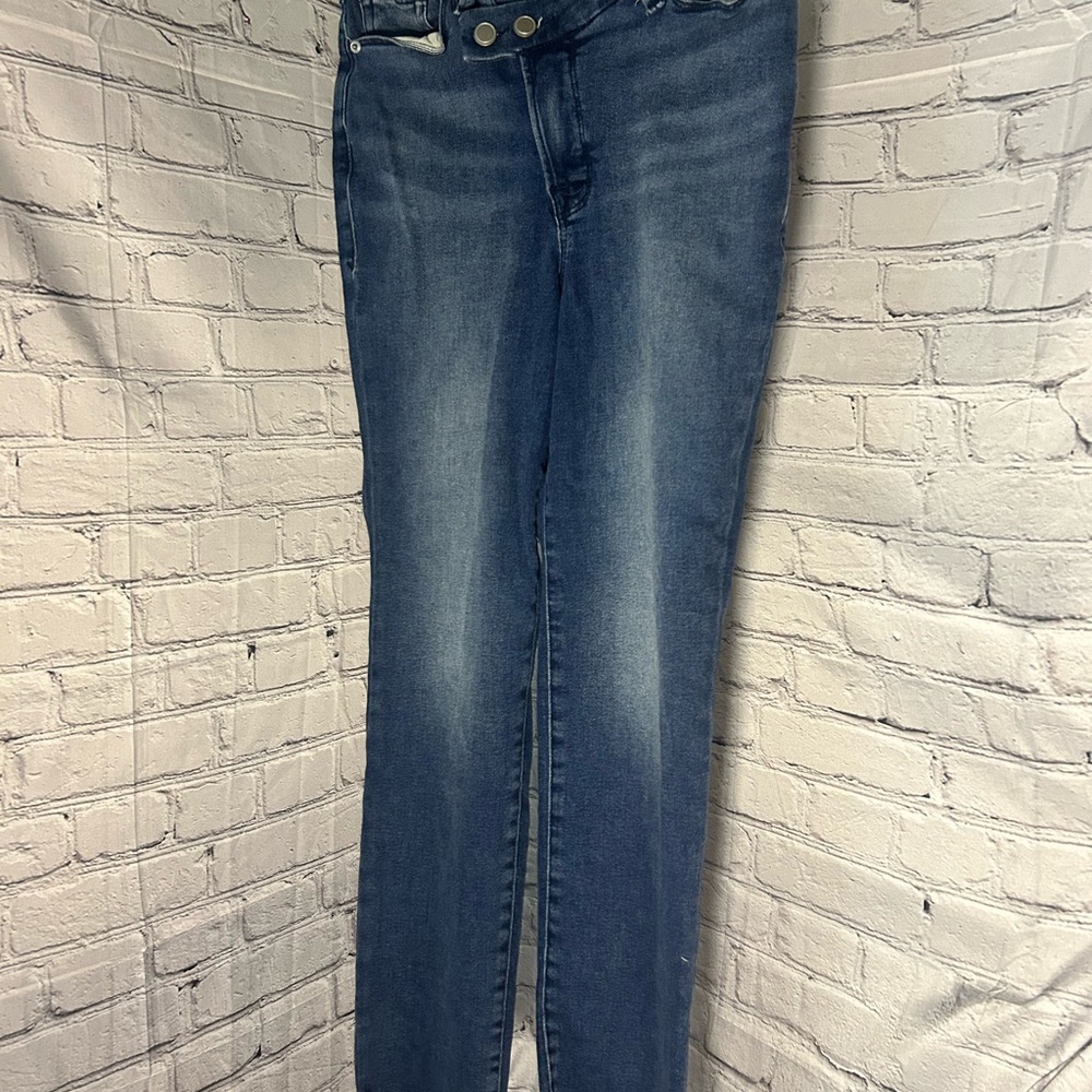 Classic Blue Denim Jeans by Good American
